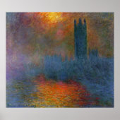 Claude Monet - Kamers van het Parlement Poster (Voorkant)