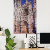 Claude Monet - Kathedraal van Rouen 01 Poster (Thuiskantoor)