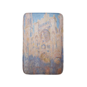 Claude Monet - Kathedraal van Rouen bij zonsonderg Badmat