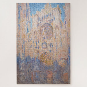 Claude Monet - Kathedraal van Rouen bij zonsonderg Legpuzzel