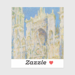 Claude Monet Kathedraal van Rouen Portiek Morgenli Sticker