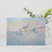 Claude Monet - Kerk van San Giorgio Maggiore Bedankkaart (Staand voorkant)