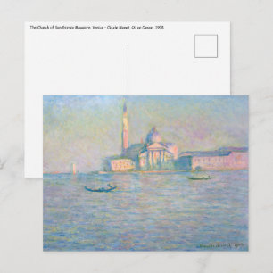 Claude Monet - Kerk van San Giorgio Maggiore Briefkaart