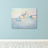 Claude Monet - Kerk van San Giorgio Maggiore Canvas Afdruk (Insitu (Houten vloer))