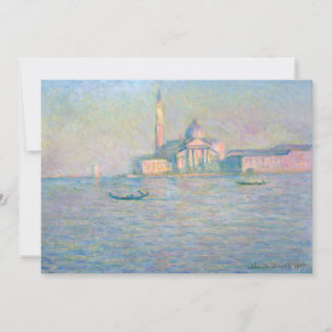 Claude Monet - Kerk van San Giorgio Maggiore Kaart