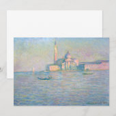 Claude Monet - Kerk van San Giorgio Maggiore Kaart (Voorkant / Achterkant)