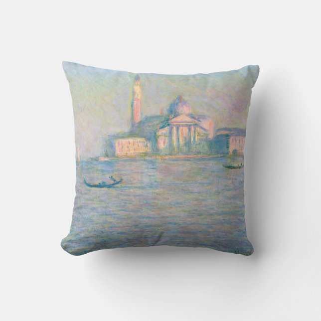 Claude Monet - Kerk van San Giorgio Maggiore Kussen (Voorkant)