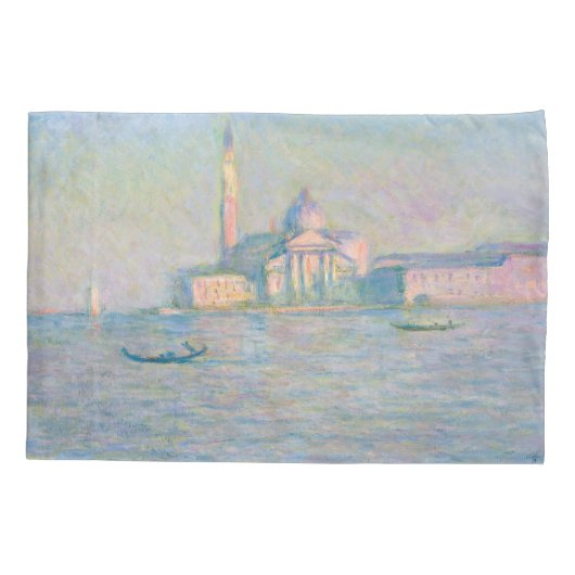 Claude Monet - Kerk van San Giorgio Maggiore Kussensloop (Achterkant)