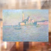 Claude Monet - Kerk van San Giorgio Maggiore Raamsticker (Vel 2)