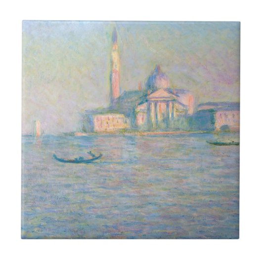 Claude Monet - Kerk van San Giorgio Maggiore Tegeltje (Voorkant)