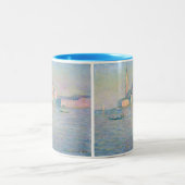 Claude Monet - Kerk van San Giorgio Maggiore Tweekleurige Koffiemok (Center)