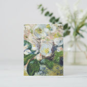 Claude Monet - Kerstmis - Rozen Feestdagenkaart (Staand voorkant)