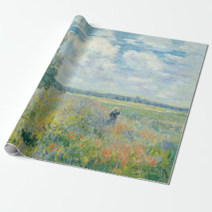 Claude Monet - Klaproosvelden bij Argenteuil (1875 Cadeaupapier