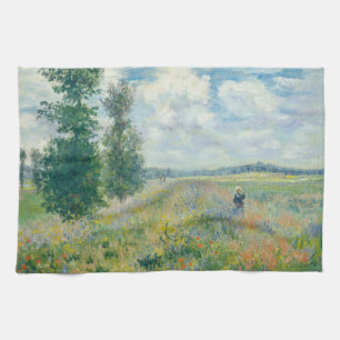 Claude Monet - Klaproosvelden bij Argenteuil (1875 Theedoek