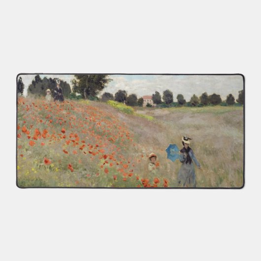 Claude Monet - Klaprozenveld Bureaumat (Voorkant)