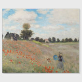 Claude Monet - Klaprozenveld Cadeaupapier (Vlak)