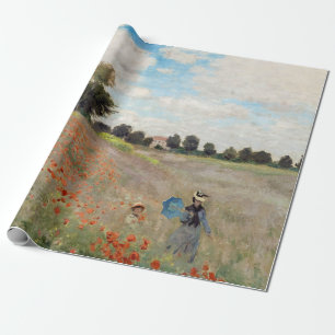 Claude Monet - Klaprozenveld Cadeaupapier