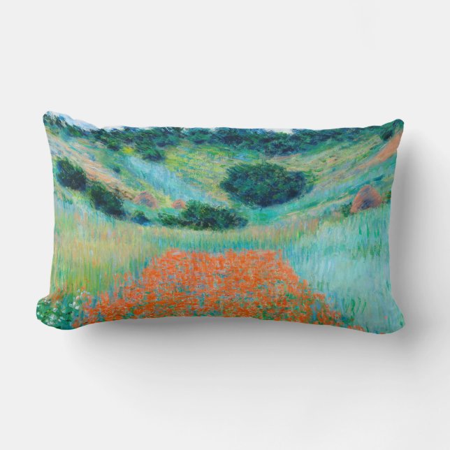 Claude Monet Klaprozenveld in een holte nabij Give Kussen (Voorkant)
