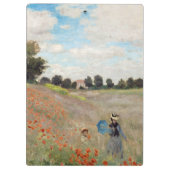 Claude Monet - Klaprozenveld Klembord (Achterkant)