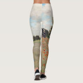 Claude Monet - Klaprozenveld Leggings (Achterkant)