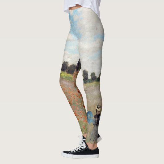 Claude Monet - Klaprozenveld Leggings (Links)