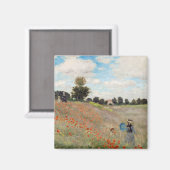 Claude Monet - Klaprozenveld Magneet (Voorkant / Achterkant)