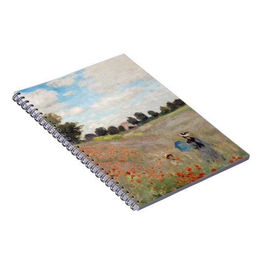 Claude Monet - Klaprozenveld Notitieboek (Rechterzijde)