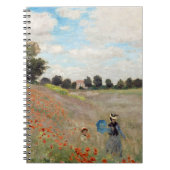 Claude Monet - Klaprozenveld Notitieboek (Voorkant)