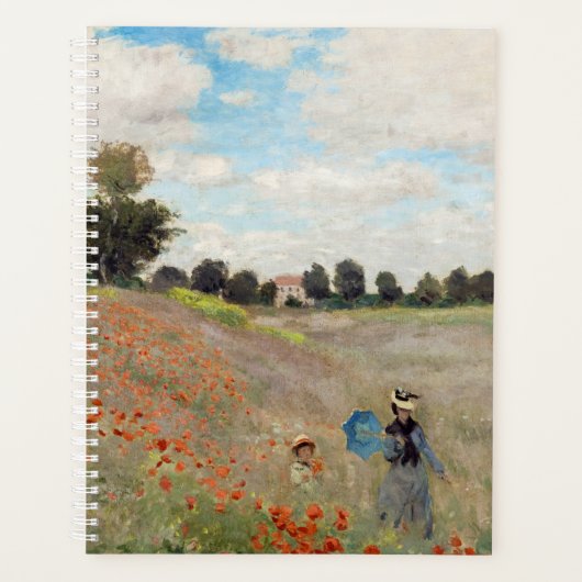 Claude Monet - Klaprozenveld Planner (Voorkant)
