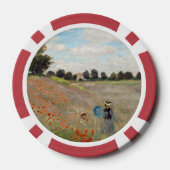 Claude Monet - Klaprozenveld Poker Chips (Achterkant)