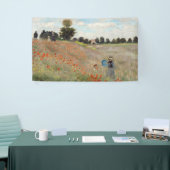 Claude Monet - Klaprozenveld Spandoek (Beurs)