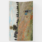 Claude Monet - Klaprozenveld Spandoek (Verticaal)