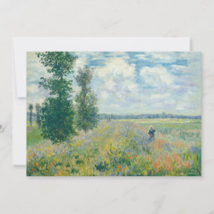 Claude Monet - Klaprozenvelden bij Argenteuil (187 Kaart