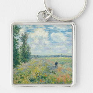 Claude Monet - Klaprozenvelden bij Argenteuil (187 Sleutelhanger