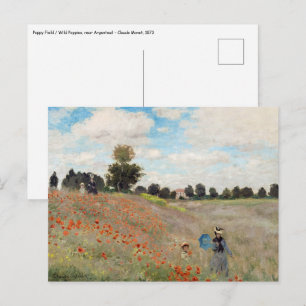 Claude Monet - Klapveld Briefkaart