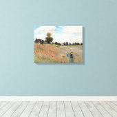 Claude Monet - Klapveld Canvas Afdruk (Insitu (Houten vloer))