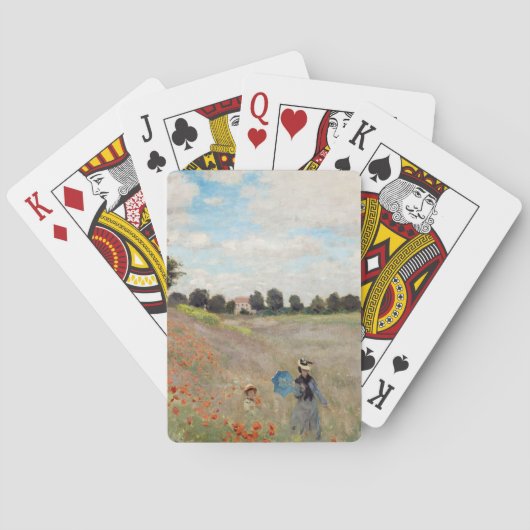 Claude Monet - Klapveld Pokerkaarten (Achterkant)