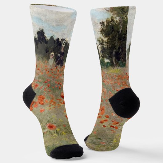 Claude Monet - Klapveld Sokken (Gebogen)