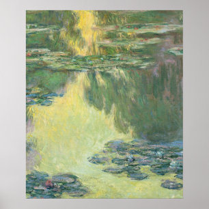 Claude Monet Klassiek Schilderij, Waterlelies (190 Poster