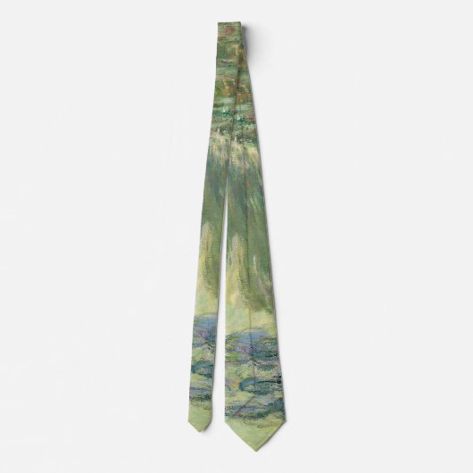 Claude Monet Klassiek Schilderij, Waterlelies (190 Stropdas (Achterkant)