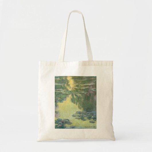 Claude Monet Klassiek Schilderij, Waterlelies (190 Tote Bag (Voorkant)
