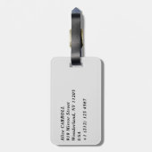 Claude Monet - Kliffen op Etretat Bagagelabel (Achterkant verticaal)