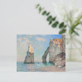 Claude Monet - Kliffen op Etretat Briefkaart (Staand voorkant)