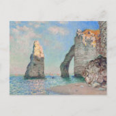Claude Monet - Kliffen op Etretat Briefkaart (Voorkant)