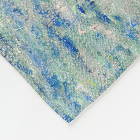 Claude Monet - Kliffen op Etretat Fleece Deken (Hoek)