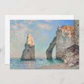 Claude Monet - Kliffen op Etretat Kaart (Voorkant / Achterkant)
