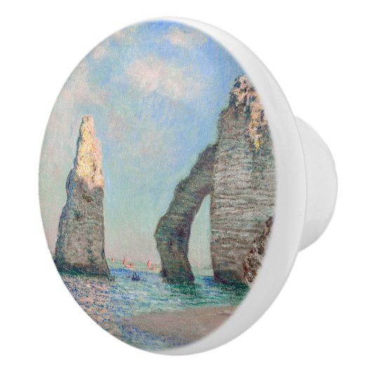 Claude Monet - Kliffen op Etretat Keramische Knop (Rechts)
