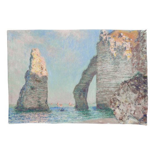 Claude Monet - Kliffen op Etretat Kussensloop (Voorkant)