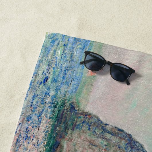 Claude Monet - Kliffen op Etretat Strandlaken (In situ)