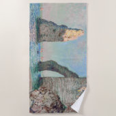 Claude Monet - Kliffen op Etretat Strandlaken (Voorkant)